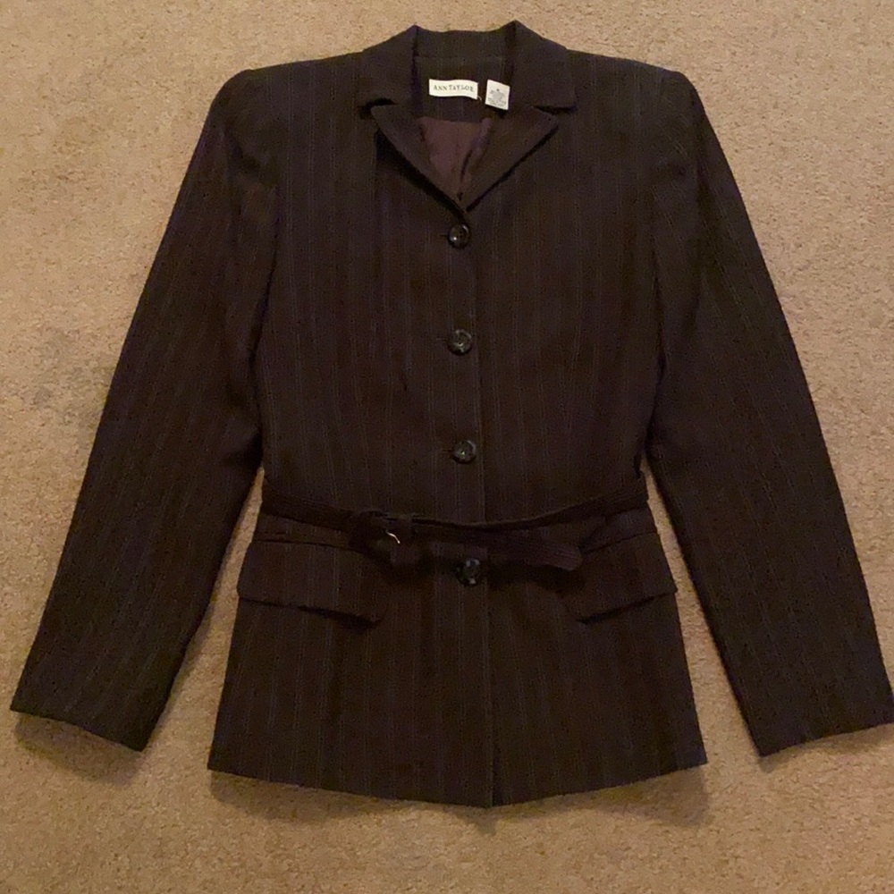 Belted blazer